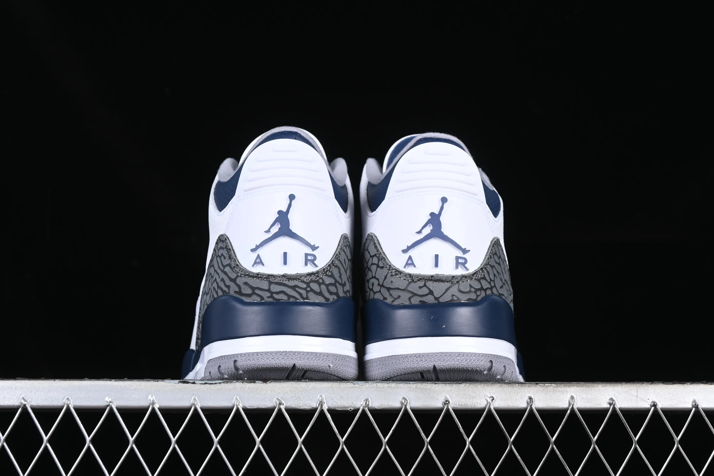 All categories Air Jordan Jordan series basketball shoes Air Jordan 3 L version Air Jordan 3 Retro "Midnight Navy" AJ3 Joe 3 midnight blue cement color CT8532-140
